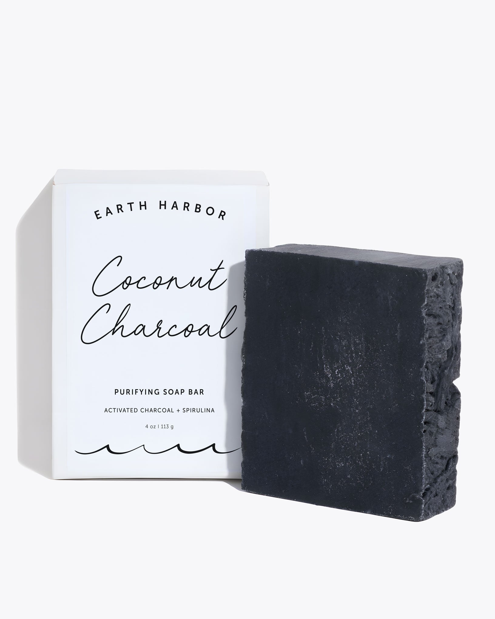 COCONUT CHARCOAL Purifying Soap Bar - Earth Harbor Naturals