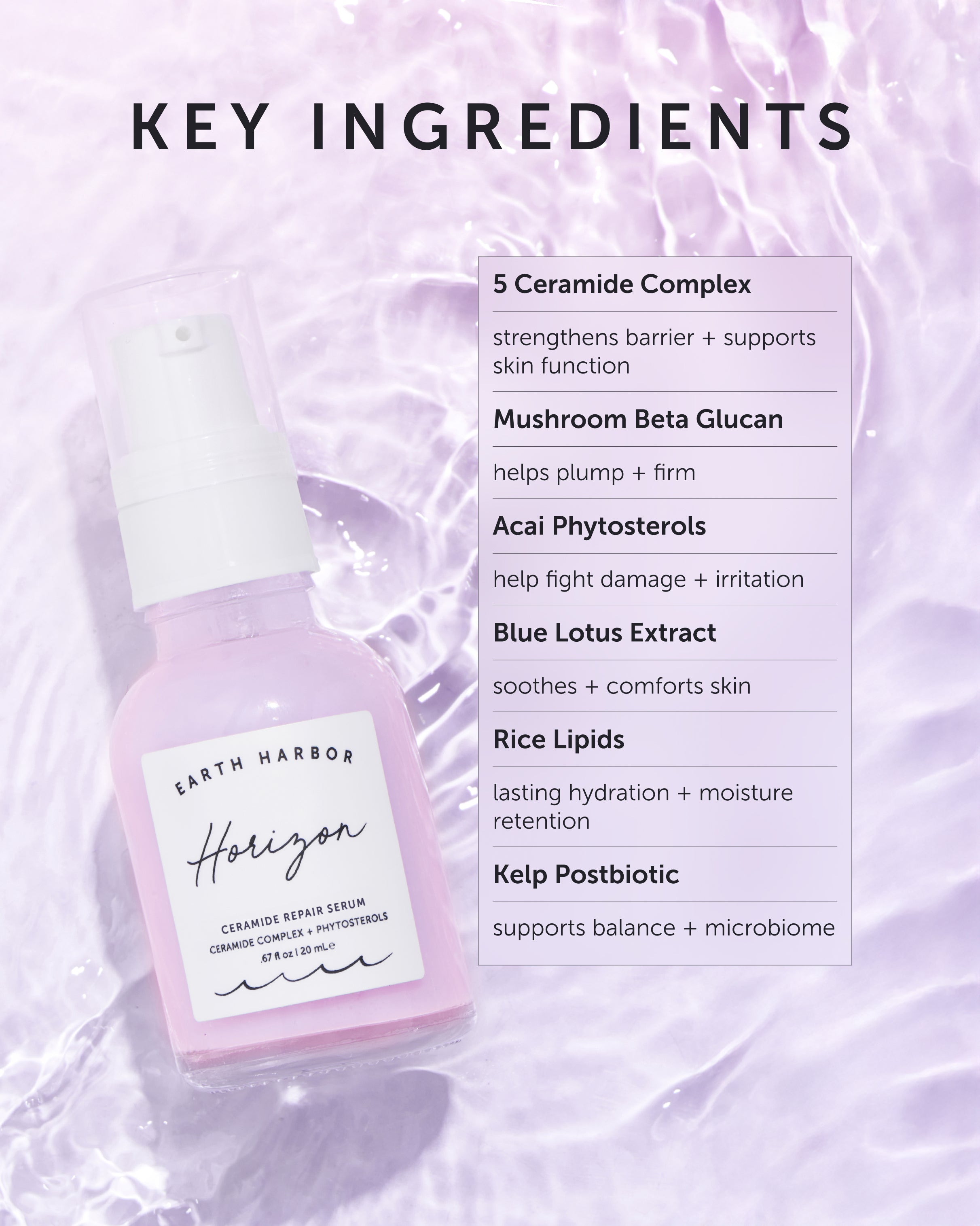 HORIZON Ceramide Repair Serum – Earth Harbor Naturals