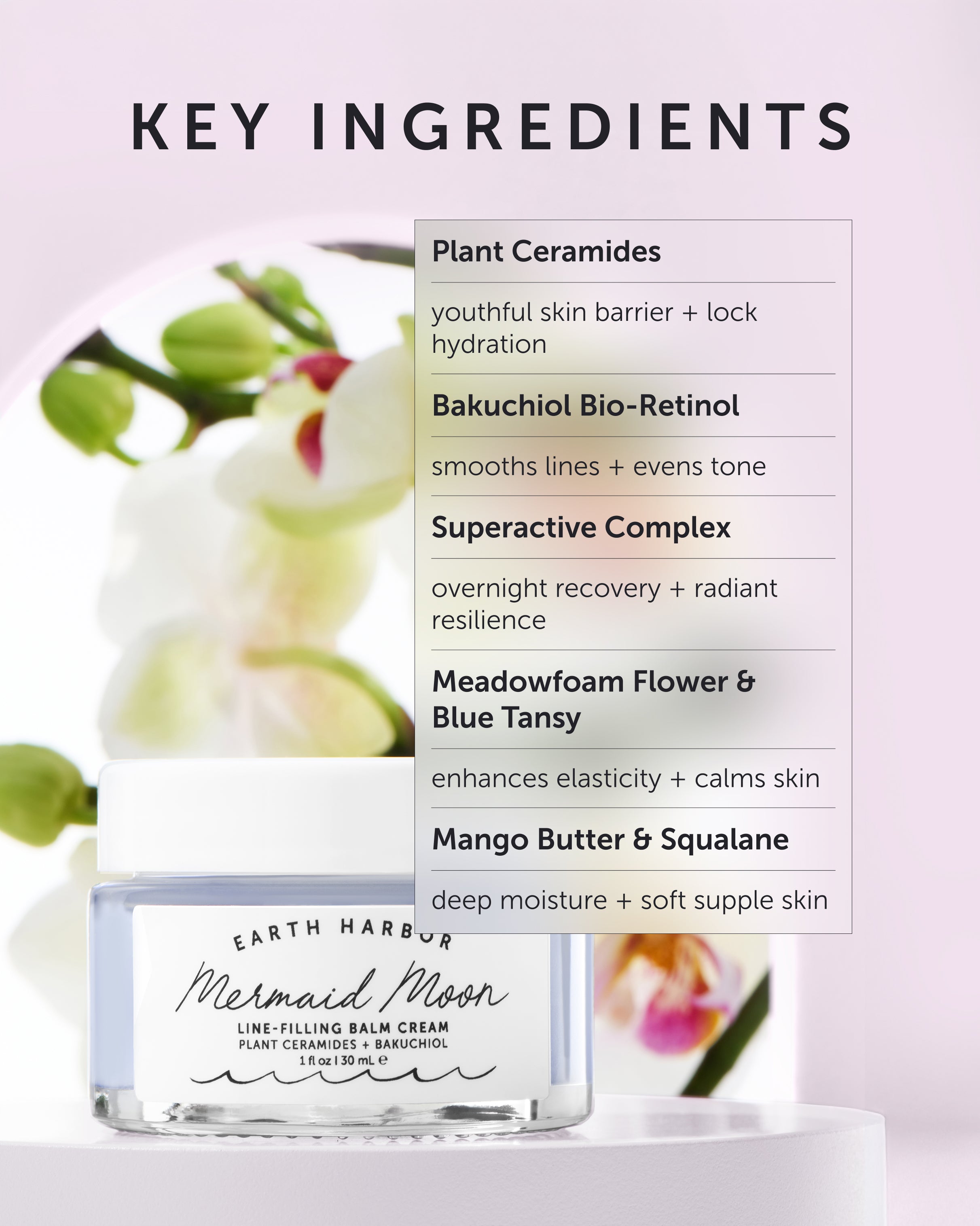 MERMAID MOON Line-Filling Balm Cream - Earth Harbor Naturals