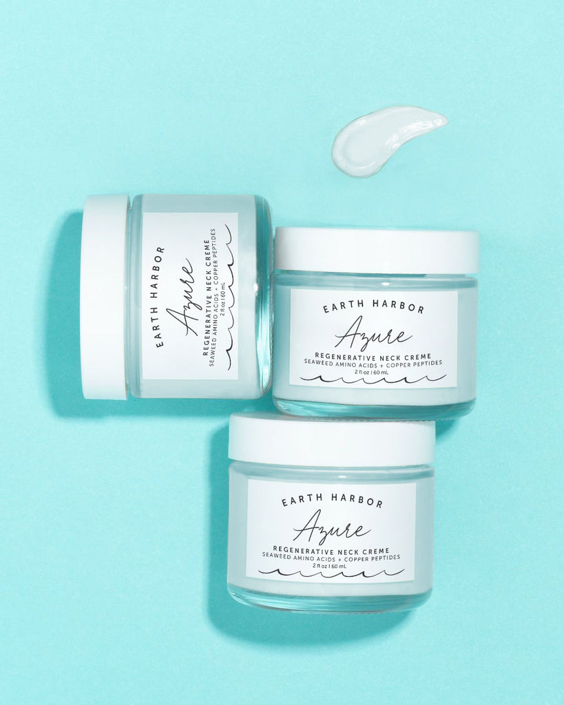 AZURE Smooth Neck + Face Water Cream Earth Harbor Naturals