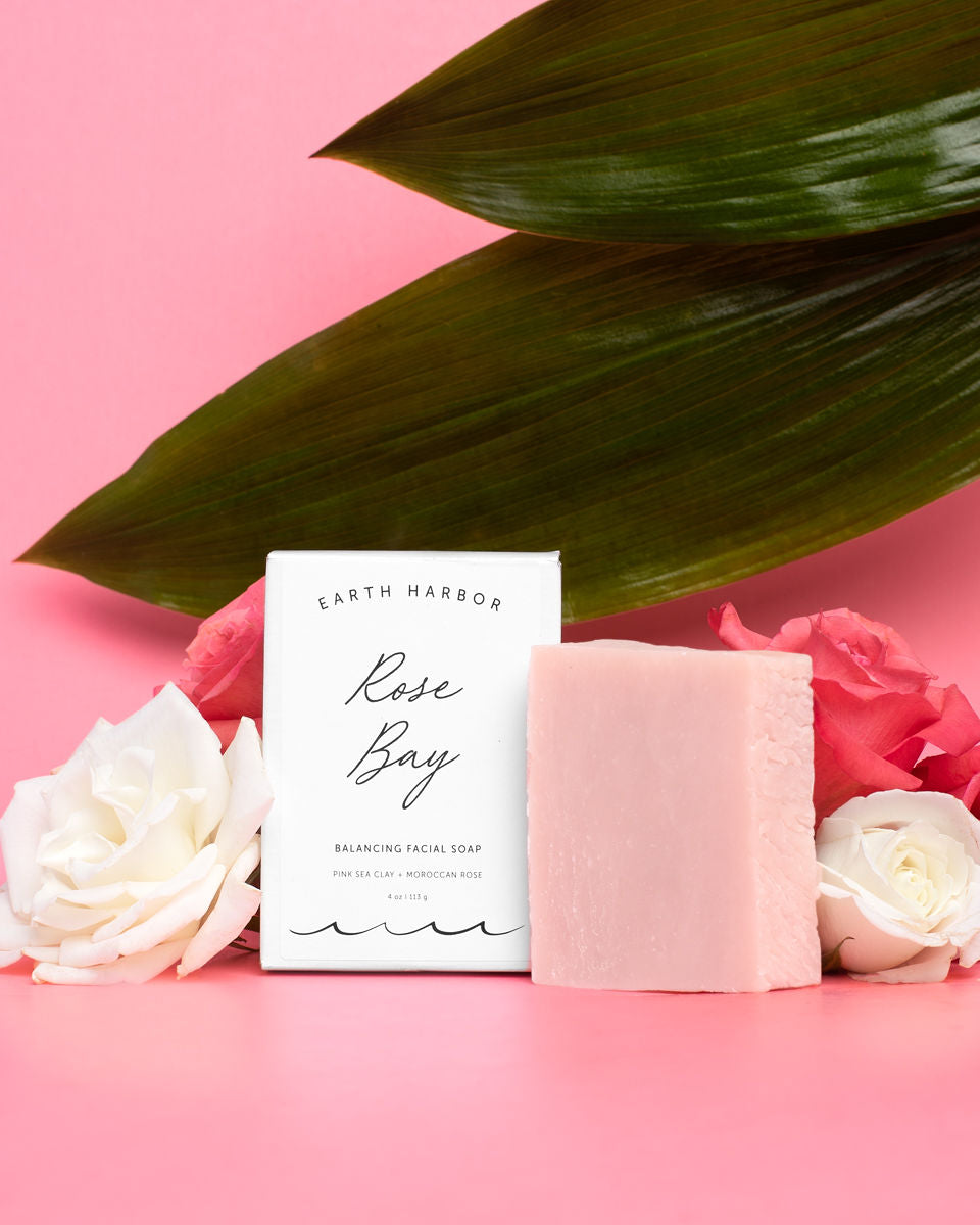 ROSE BAY Balancing Facial Soap - Earth Harbor Naturals