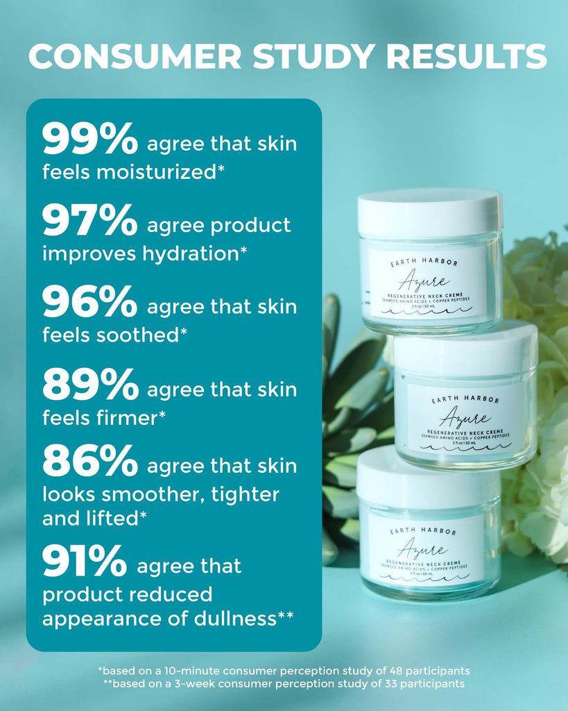 AZURE Smooth Neck + Face Water Cream Earth Harbor Naturals